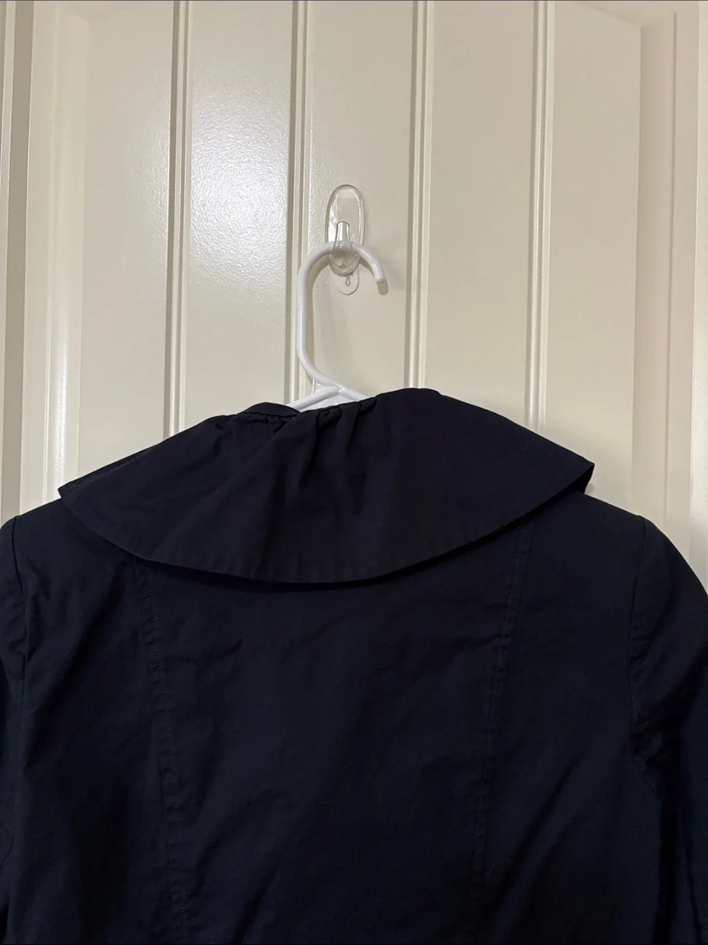 CAbi Navy Roll-Collar Trench‎ Coat